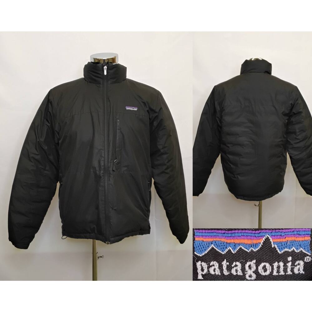 Patagonia Stealth Downer Jacket Men's M Black Insulated FA 2008 #J5517